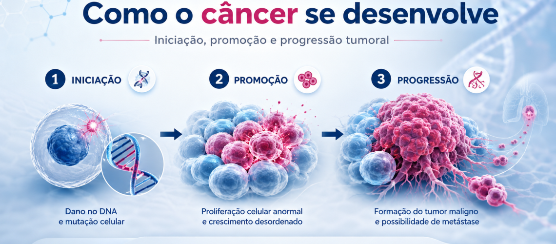 Do DNA ao Tumor_ Compreendendo as Etapas do Desenvolvimento do Câncer